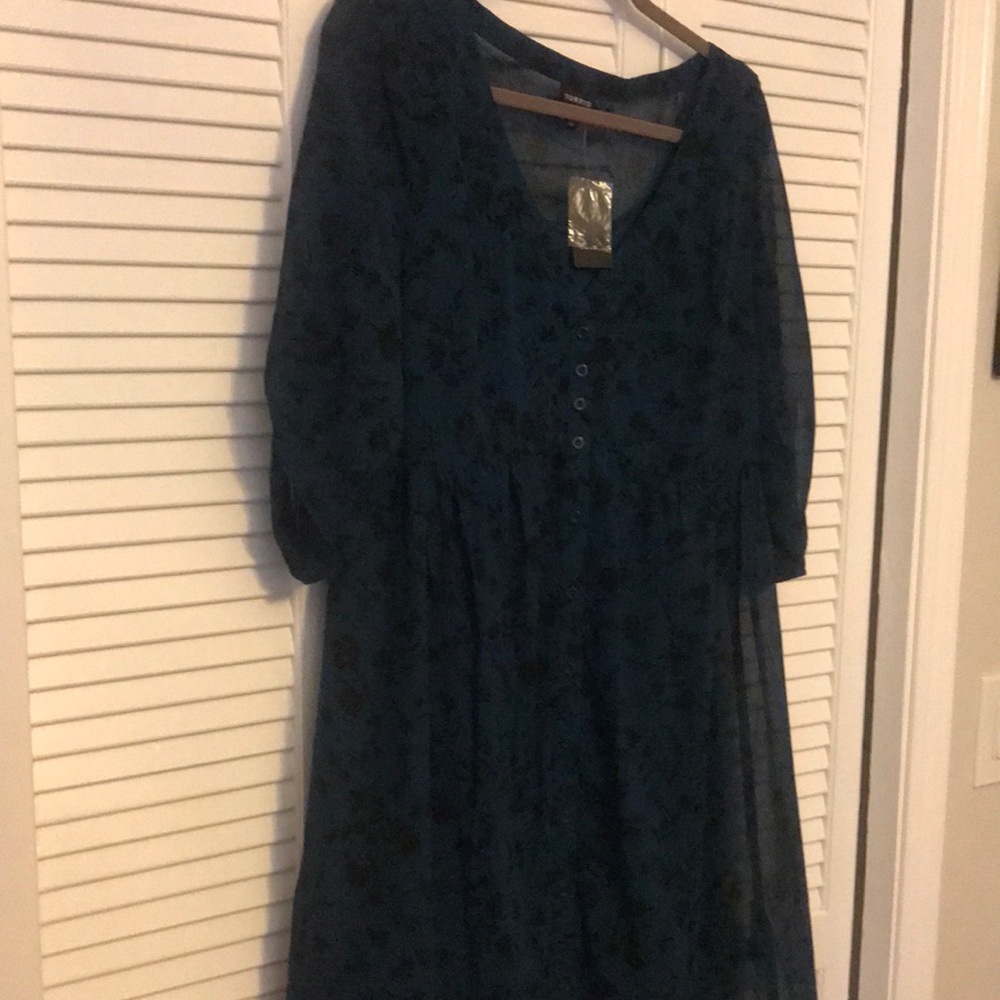 Torrid Chiffon Shirt Dress